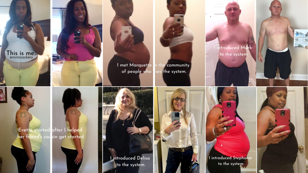 Weight loss transformation Mimi Zackery